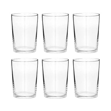 BUTLERS 6er Set Trinkgläser 450ml - PURIST - Wassergläser Set, Cocktailgläser Set | spülmaschinenfeste Gläser & Trinkgeschirr für Tee, Saft, Limonade, Eiskaffee, Longdrinks im Sale